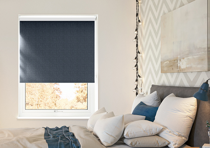 Juno (Blackout), Highland Blue - Twist&Fit Roller Blind - Image 3